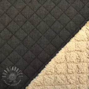 Material textil matlasat DENIM black