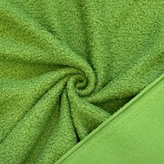 Fleece TEDDY DOUBLE SIDED green