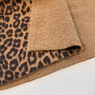 Stofă palton TEDDY SUEDE Panther LEO light brown