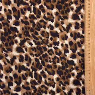 Stofă palton TEDDY SUEDE Panther LEO cognac