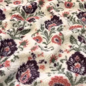 Stofă palton TEDDY JACQUARD Pretty mix design F
