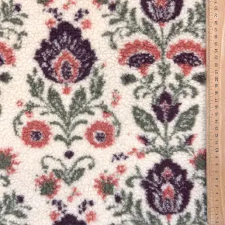 Stofă palton TEDDY JACQUARD Pretty mix design F