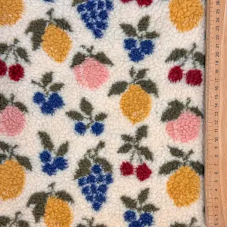 Stofă palton TEDDY JACQUARD Pretty mix design E