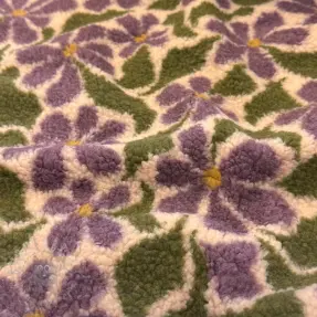 Stofă palton TEDDY JACQUARD Pretty mix design B