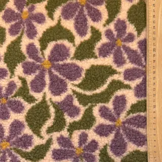 Stofă palton TEDDY JACQUARD Pretty mix design B