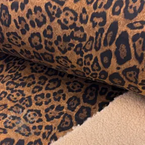 Stofă palton TEDDY SUEDE Panther light brown