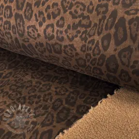 Stofă palton TEDDY SUEDE Panther brown