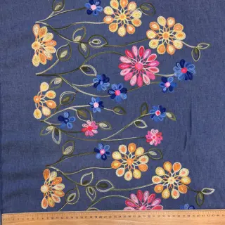 JEANS EMBROIDERY BORDER design B
