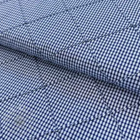 Țesătură din bumbac JACQUARD with stitched Checkmarks