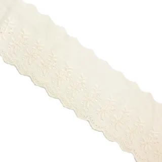 Dantelă Double flower off white