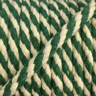 Șnur din bumbac 5 mm green ecru