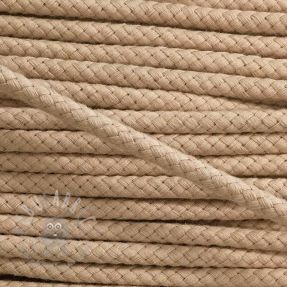 Șnur din bumbac 8 mm beige