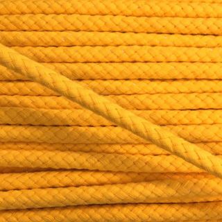 Șnur din bumbac 8 mm yellow