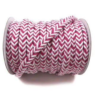 Șnur din bumbac twisted fuchsia