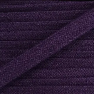 Șnur plat din bumbac 13 mm purple