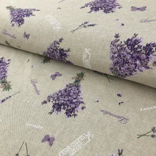 Țesătură decorativă Linenlook Lavender