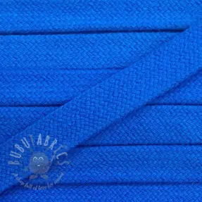 Șnur plat din bumbac 13 mm blue