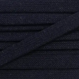 Șnur plat din bumbac 13 mm night blue