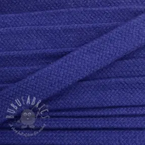 Șnur plat din bumbac 13 mm dark blue