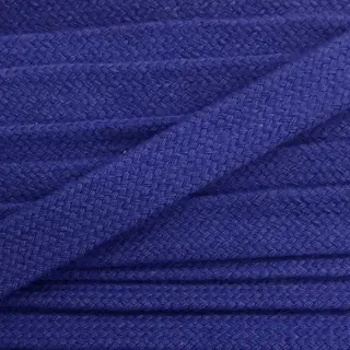 Șnur plat din bumbac 13 mm dark blue