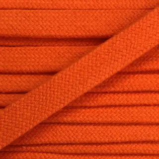 Șnur plat din bumbac 13 mm orange