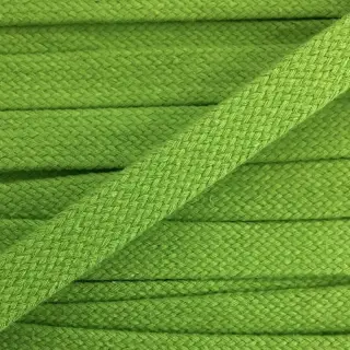 Șnur plat din bumbac 15 mm dark lime