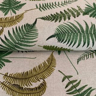 Țesătură decorativă Linenlook Vintage Ferns