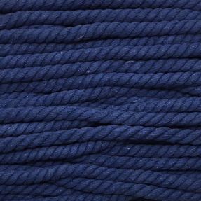 Șnur răsucit din bumbac 12 mm blue