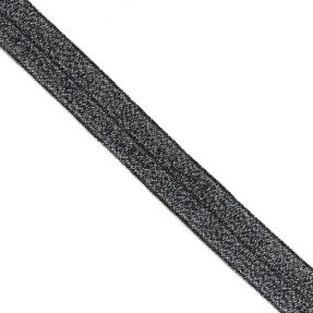 Bandă elastică strălucitoare 20 mm black
