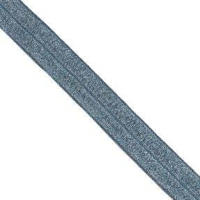 Bandă elastică strălucitoare 20 mm dark blue