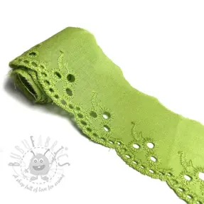 Dantelă Flower lime