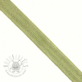 Bandă elastică strălucitoare 20 mm lime