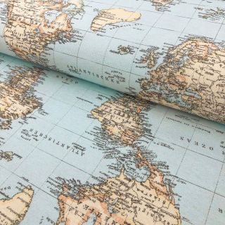 Țesătură decorativă World map