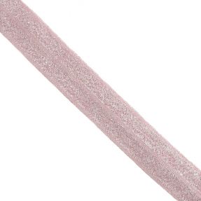 Bandă elastică strălucitoare 20 mm rose