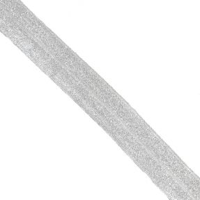Bandă elastică strălucitoare 20 mm white