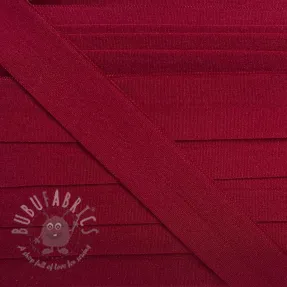 Bandă elastică mată 20 mm dark red