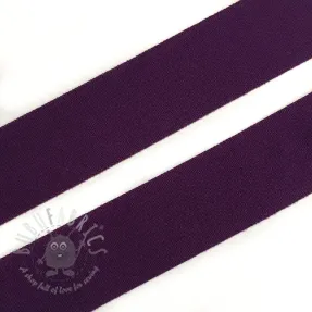 Bandă elastică mată 20 mm dark purple