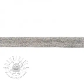 Bordură din tricot melange grey
