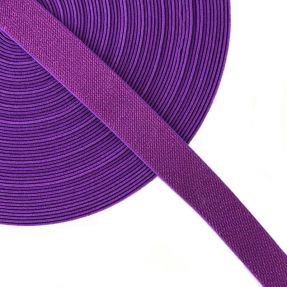 Elastic neted 2,5 cm glitter purple