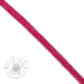 Șnur din lurex 10 mm fuchsia