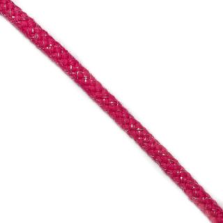 Șnur din lurex 10 mm fuchsia