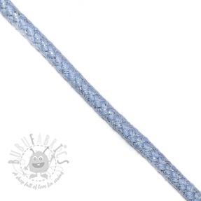 Șnur din lurex 10 mm light blue