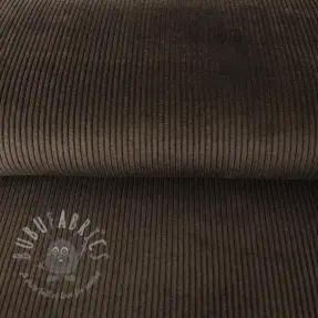 Catifea raiată dark brown