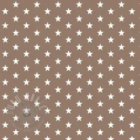 Țesătură din bumbac Petit stars taupe