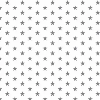 Țesătură din bumbac Petit stars white/grey