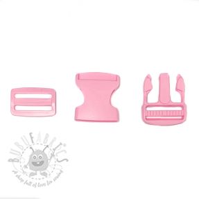 Cataramă trident metalică 38 mm rose