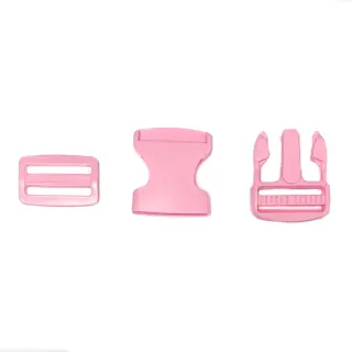 Cataramă trident metalică 38 mm rose