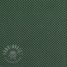 Țesătură din bumbac Petit dots dark green