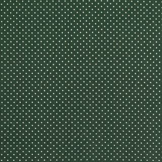 Țesătură din bumbac Petit dots dark green