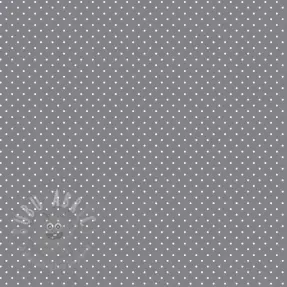 Țesătură din bumbac Petit dots grey